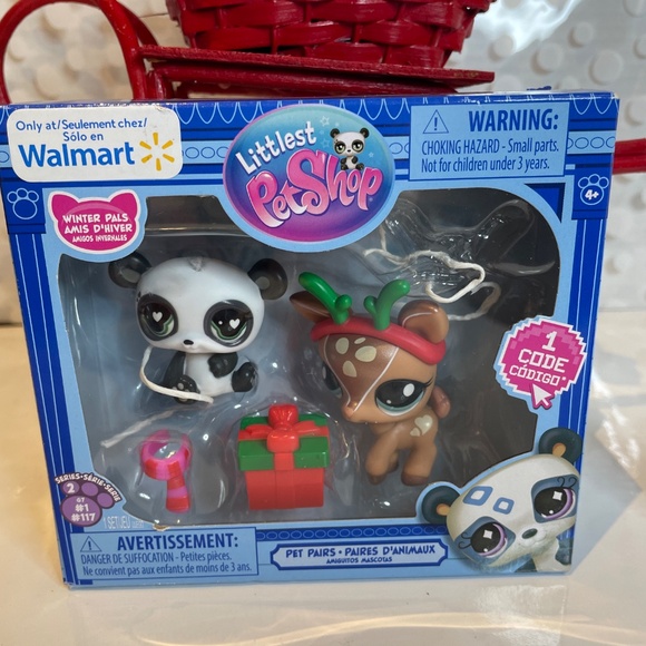 Littlest Pet Shop- Pet Pairs 🐼🦌🎁Winter Pals (Holiday Edition) - Picture 6 of 13